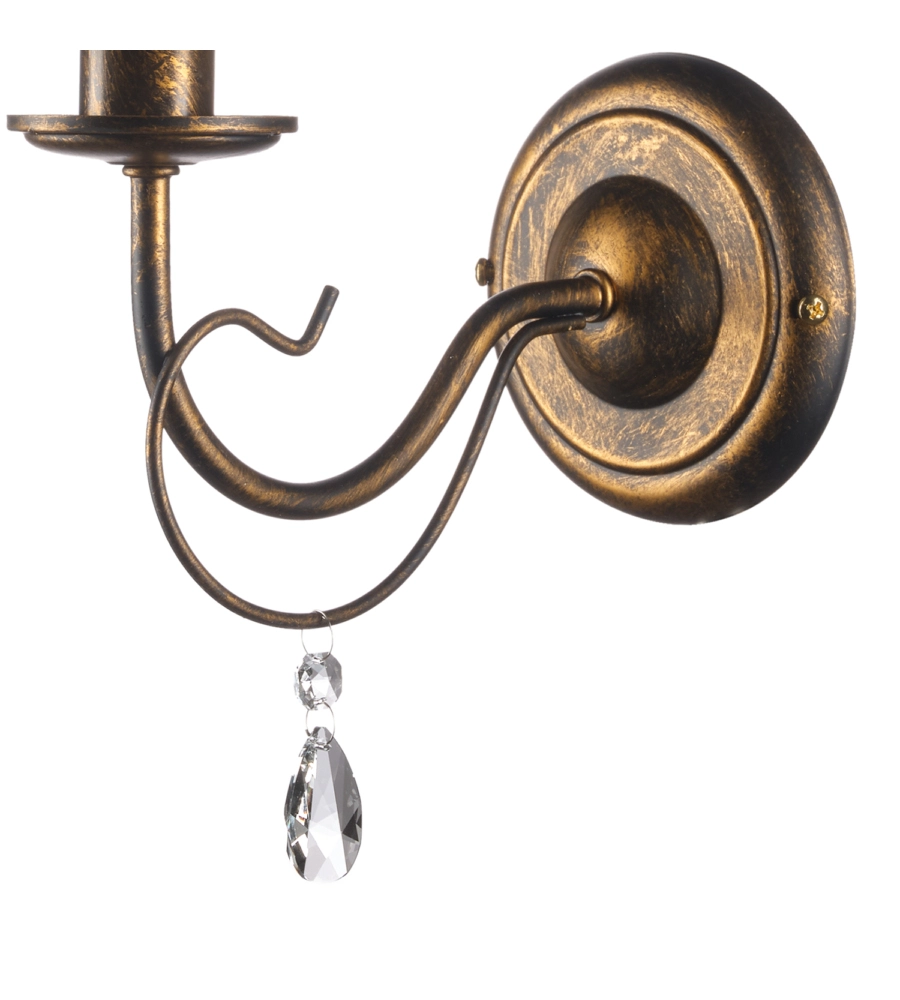 APPLIQUE 1 LUCE ONLI "DELIA" BRONZO E14